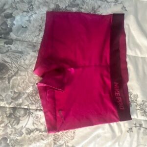 Nike Pro Magenta Shorts